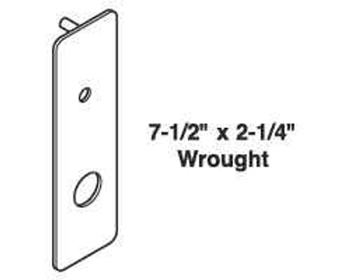 Corbin Russwin 544F94 ML2000 Outside M Escutcheon-Wrought For Grip & Emergency Key