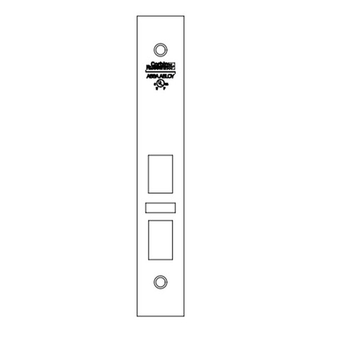 Corbin Russwin 681F31 - ML2000 Armored Front for LatchBolt, latch, aux latch, toggle, Standard 1-1/4" width