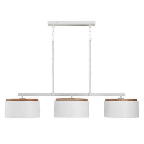 Capital Lighting CAP-850931 Liam Modern 3-Light-Linear Chandelier