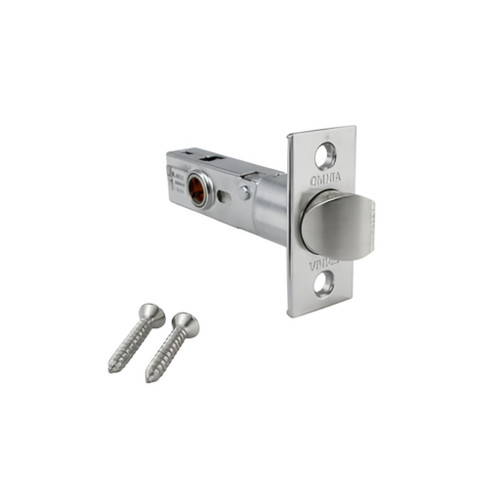 Omnia 106LPA Lever Privacy Latch with 2-3/4" and 2-3/8" Backset Options