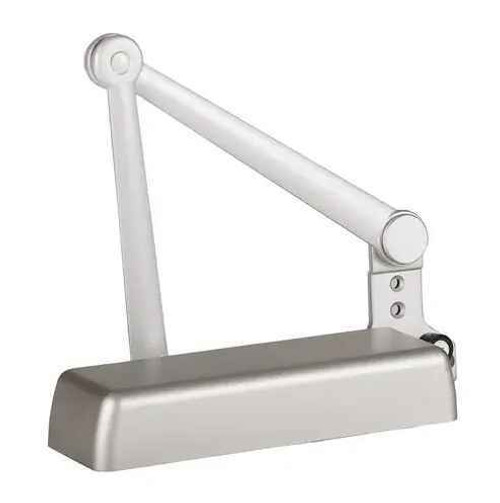 Stanley Security QDC117 Series - Grade 1 Extra Duty Door Closer, Extra Duty Arm with Stop, Full-Size Metal Cover