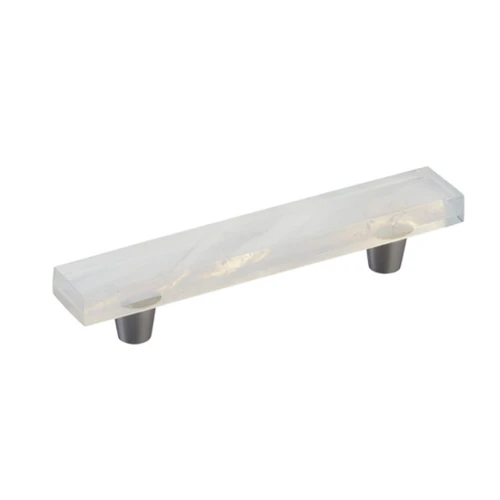 Schaub 211060 3" Fused Glass Rectangular Cabinet Pull with 4-1/2” x 1” Overall