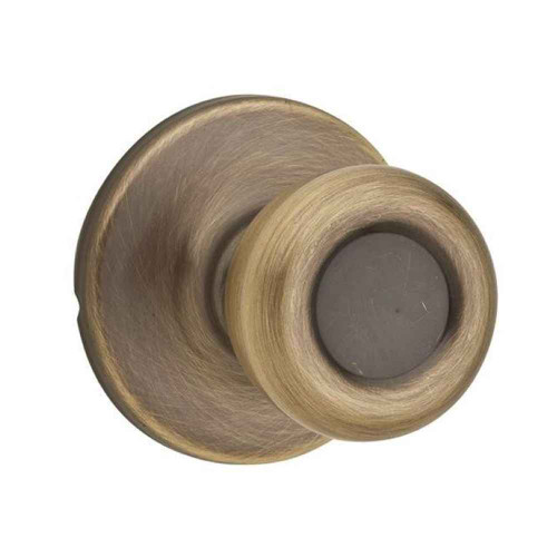 Kwikset 200T-CP Tylo Passage Knob, Round Corner Adjustable Latch, Round Corner Strike