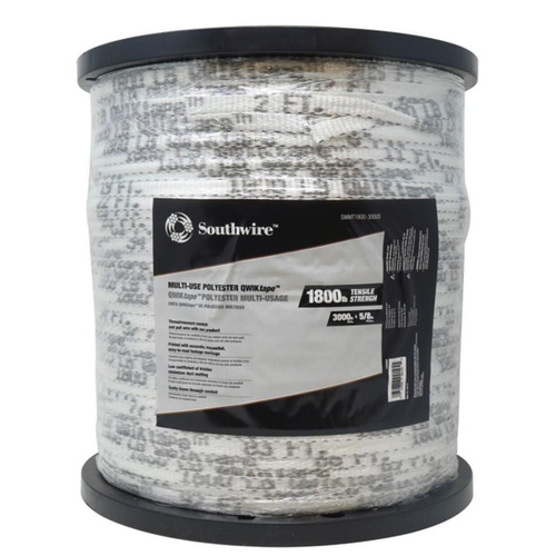 Southwire Polyester Mule Tape 1800lb Tensile Strength 3000ft Professional Cable Pulling System