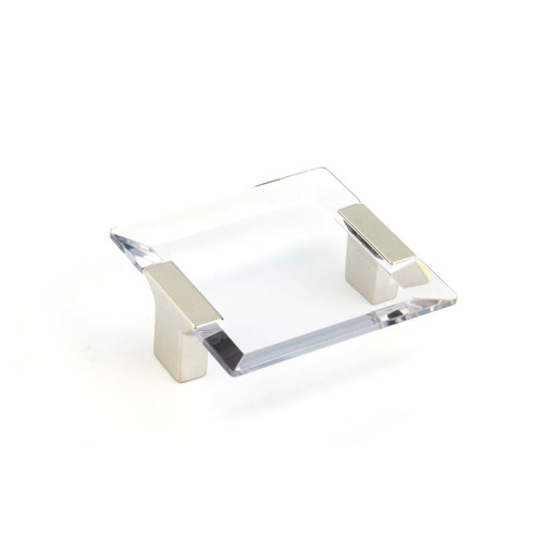 Schaub 315 2-1/2" Center to Center Positano Clear Cabinet Pull