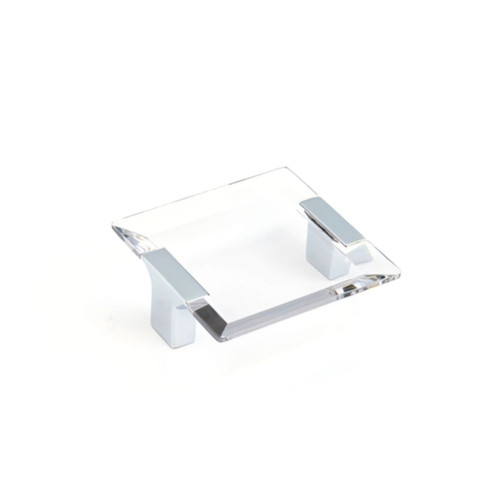 Schaub 315 2-1/2" Center to Center Positano Clear Cabinet Pull