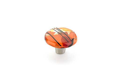 Schaub 31 1-1/2" Round Glass Ice Cabinet Knob