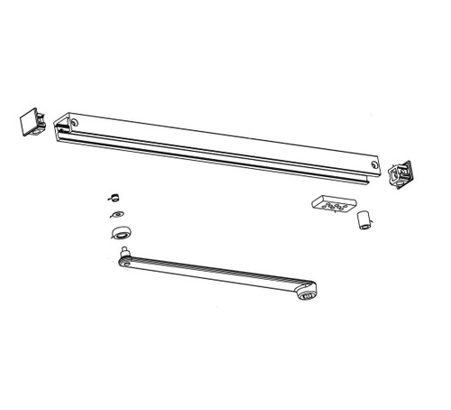 Sargent 25-HTB Pull Side Track Hold-Open Arm with Bumper – Compatible with 351, 281, 1431 Series Door Closers