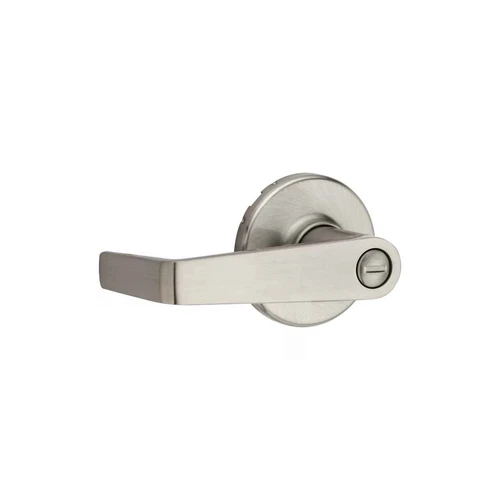 Kwikset SCAL-83028 Kingston Privacy Lever 20 Minute Fire Rated with Square Corner Adjustable Latch and 83028 Strike