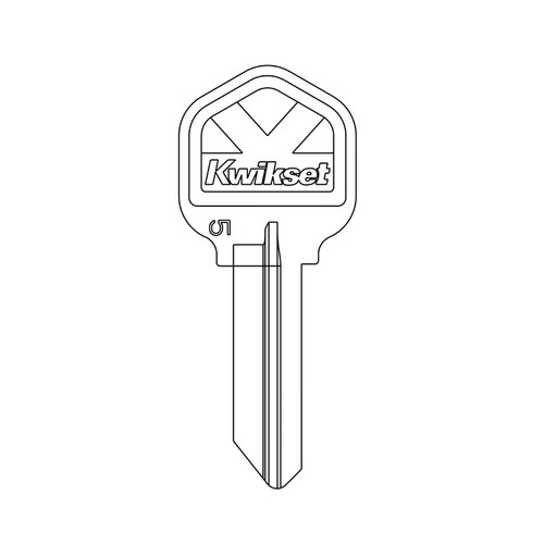 Kwikset 81063-021 5-Pin, K Bow Cut Key, Cut To Bitting 23155
