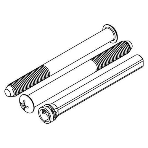 Kwikset 81691 Thick Door Pack for Deadbolts and Signature Series, (2) Screws and Spindle Extender