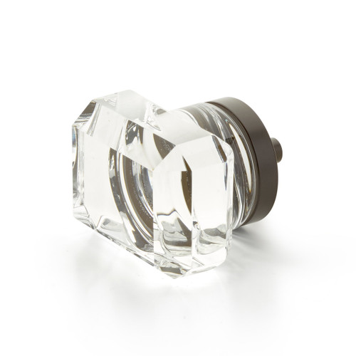 Schaub 52 City Lights Rectangular Glass Knob