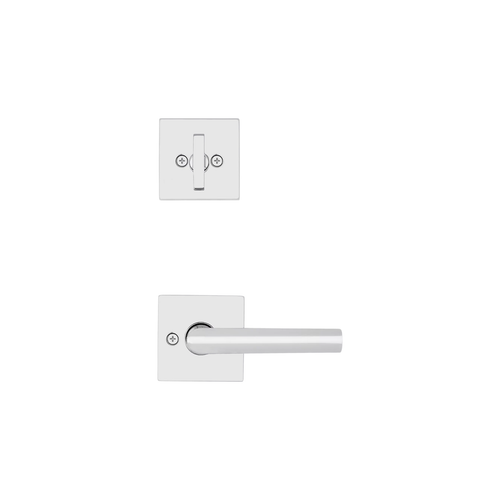 Kwikset 966SALSQT.UNIV  Singapore Lever with Square Rose Interior Single Cylinder Handleset Trim for Both 800 and 687 Series Handlesets