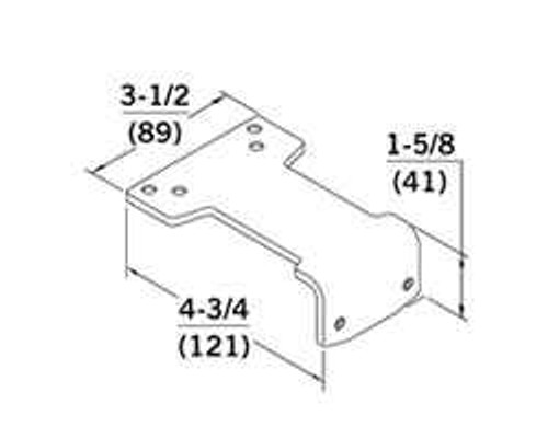 Dorma PHB 8000, 7000 Series Closer Hold Open Bracket