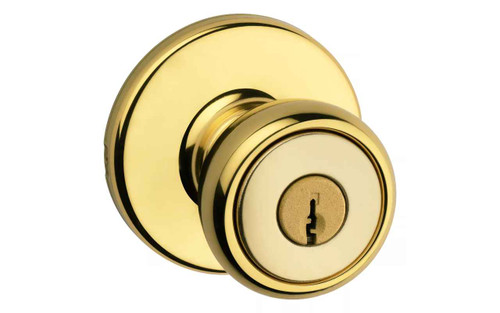 Kwikset CP400T Clear Pack Tylo Knob Entry Door Lock with 6AL Latch and RCS Strike K6