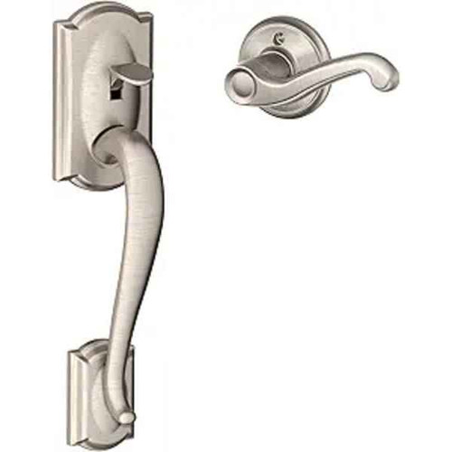 Schlage Residential FE285 - Camelot Lower Handle Set for Schlage Deadbolts with Flair Interior Lever
