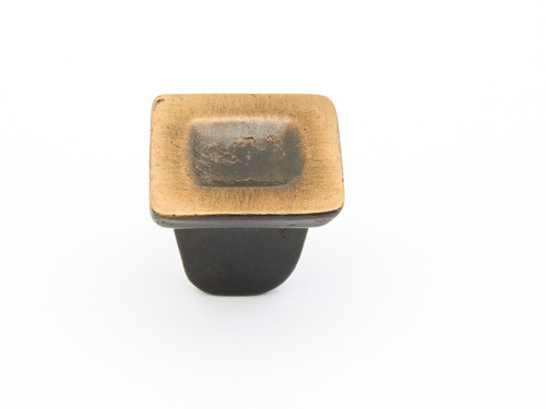 Schaub 810 1-1/4" Diameter Square Vinci Concave Cabinet Knob