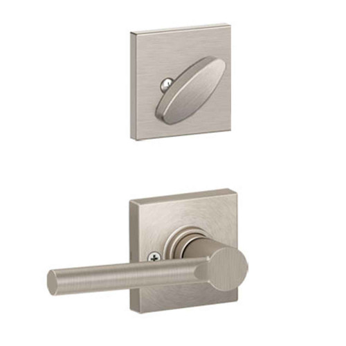 Schlage Residential JH59 - Inside Trim of Handleset, Broadway Lever, Collins Trim Deadbolt Thumbturn