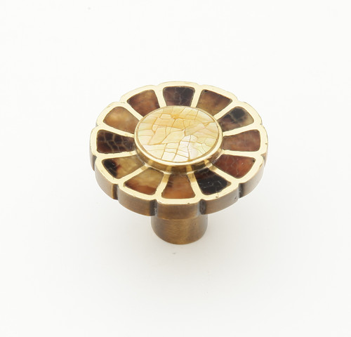 Schaub 953K 1-1/2" Floral Heirloom Treasures Cabinet Knob