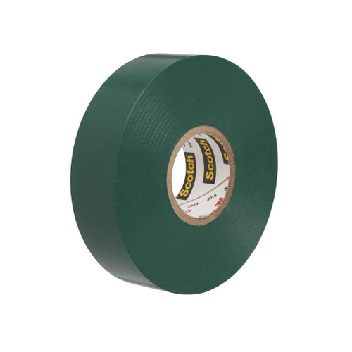 3M 7000132639 Scotch Vinyl Color Coding Electrical Tape 35, 1/2 in x 20 ft, Green, 10 rolls/carton, 100 rolls/Case 3M 7000132639 Scotch Vinyl Color Coding Electrical Tape 35, 1/2 in x 20 ft, Green, 10 rolls/carton, 100 rolls/Case