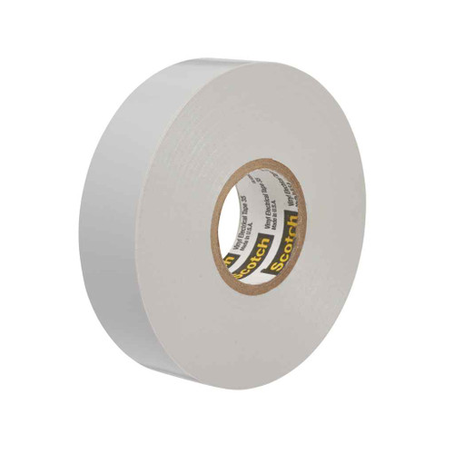 3M 7000132640 Scotch Vinyl Color Coding Electrical Tape 35, 1/2 in x 20 ft, Gray, 10 rolls/carton, 100 rolls/Case 3M 7000132640 Scotch Vinyl Color Coding Electrical Tape 35, 1/2 in x 20 ft, Gray, 10 rolls/carton, 100 rolls/Case