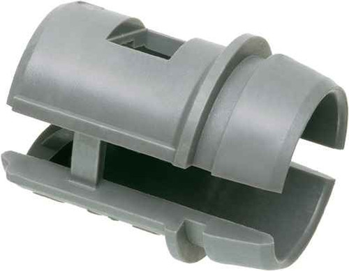 Arlington Industries NM74 Non-metallic, 1/2" cable connector for non-metallic sheathed cable, listed for 1 to 2 cables.