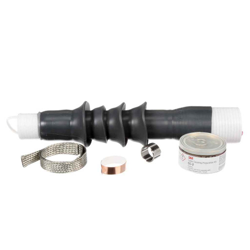 3M 7000031602 3M, Cold Shrink QT-III Termination Kit 7693-S-4, Tape, Wire, UniShield, 5-25/28 kV, 4 Skirt, 3/kit, Indoor/Outdoor