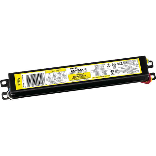 Advance Electronic Ballast for (2) F40T12 Lamps 120V Rapid Start with 0.98 Power Factor