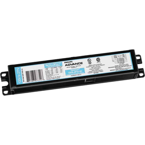Advance Electronic Dimming Ballast 2-Lamp T8 HO 120-277V Programmed Start