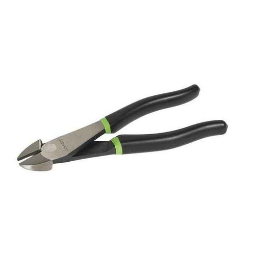 Greenlee 8" High-Leverage Diagonal Cutting Pliers with Chrome Vanadium Steel Construction and Dipped Grip