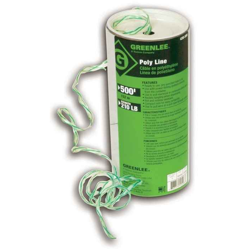 Greenlee Spiral Wrap Twine with 210 LB Tensile Strength Power Fishing System