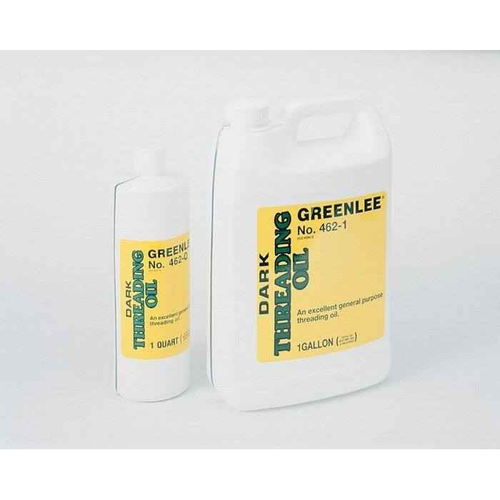 Greenlee Dark Threading/Cutting Oil - 1 Quart Premium High Lubricity Formula