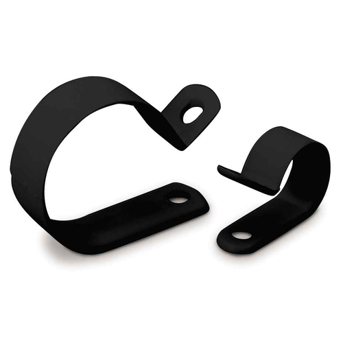 Gardner Bender Plastic Cable Clamps 1/2" Diameter UVB Black Fast Install Screw or Nail Mount 12-Pack