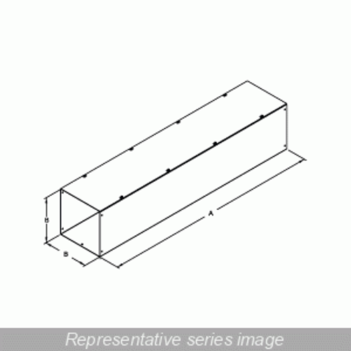 Hammond Manufacturing CWSC1060NK SC STR SECTION 10X10X60 W/O KO - 10 x 10 x 60