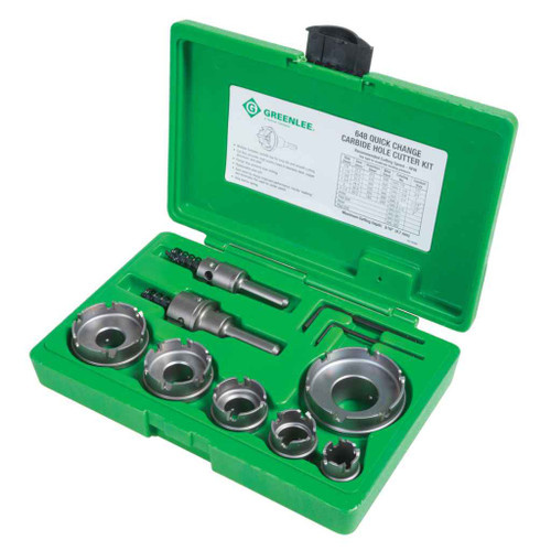 Greenlee 52078281 QUICK CHANGE CARBIDE CUTTER KIT, 8PC