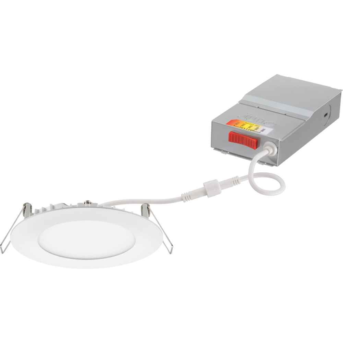 Juno Lighting 6-Inch LED Wafer Downlight with Switchable White Technology 13W 90CRI Matte White