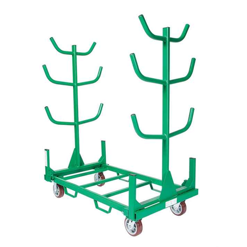 Greenlee GMX-668K Material Tree Cart Kit with 1,600 lb Capacity and 6" Casters