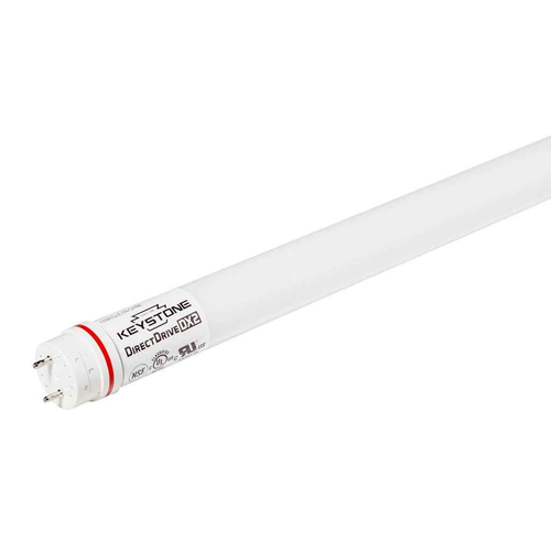 Keystone 48" 12W LED T8 Tube with Selectable Color Temperature 3000K-6500K