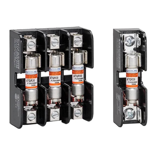 Mersen 2-Pole Midget Fuse Block 600VAC/600VDC 30A with Reinforced Clip Mersen 2-Pole Midget Fuse Block 600VAC/600VDC 30A with Reinforced Clip