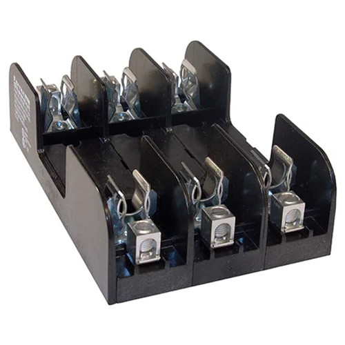 Mersen Class R Fuse Block 600VAC/600VDC 30A 3-Pole with Reinforced Clip-In Design Mersen Class R Fuse Block 600VAC/600VDC 30A 3-Pole with Reinforced Clip-In Design