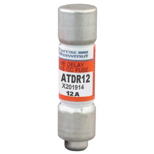 Mersen ATDR12 Fuse ATDR - Class CC - Time-Delay 600VAC 300VDC 12A Ferrule Amp-Trap 2000