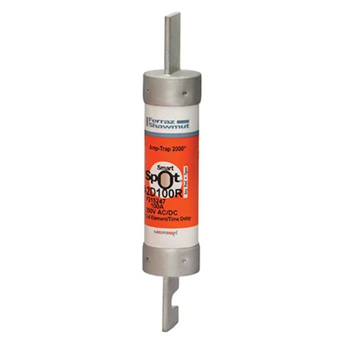 Mersen A2D-R Class RK1 Time-Delay Fuse 100A 250VAC/250VDC with SmartSpot Indication Mersen A2D-R Class RK1 Time-Delay Fuse 100A 250VAC/250VDC with SmartSpot Indication