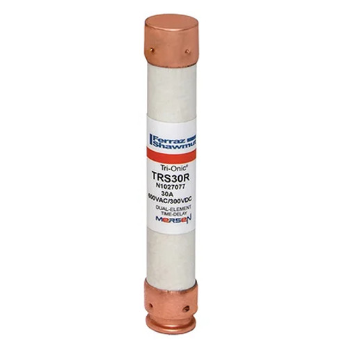 Mersen TRS30R Class RK5 Time-Delay Fuse 30A 600VAC/300VDC Ferrule Terminal