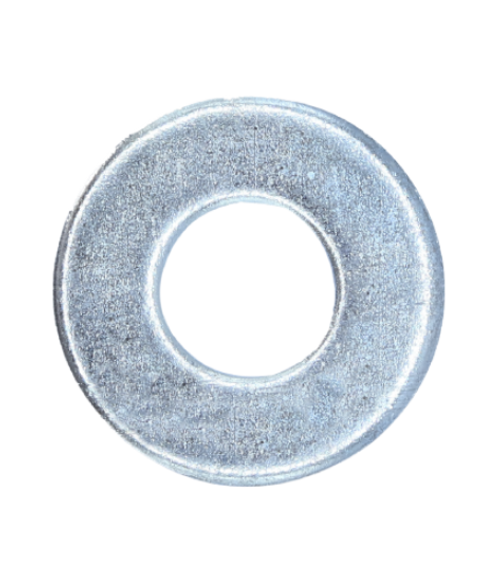 Minerallac 40340-1000 1/2" Flat Cut Washers, Zinc Plated