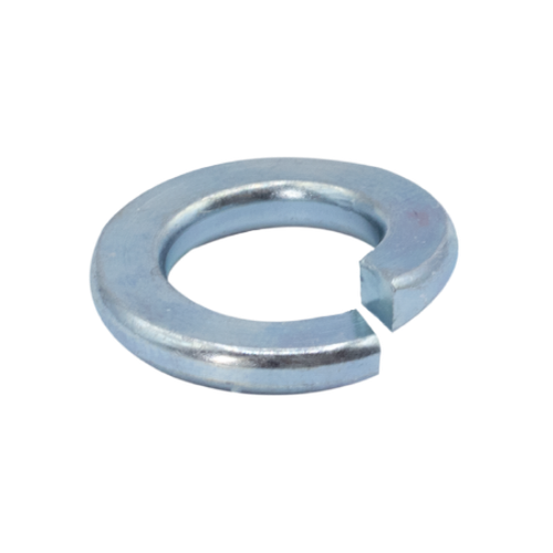 Minerallac 5/16" Split Lock Washers - Medium Split, Zinc Plated Steel, Hardened Bearing Surface, 100 Pack