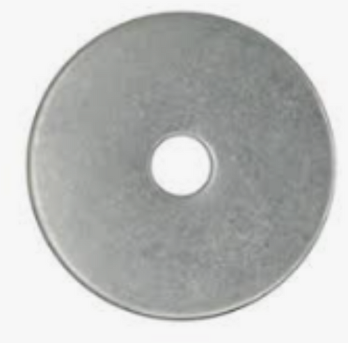 Minerallac 3/8" x 1-1/2" Type 18-8 Stainless Steel Fender Washers - Wide Bearing Surface Hardware