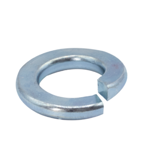 Minerallac 1/2" Split Lock Washers - Medium Split, Zinc Plated Steel with Hardened Bearing Surface Minerallac 1/2" Split Lock Washers - Medium Split, Zinc Plated Steel with Hardened Bearing Surface