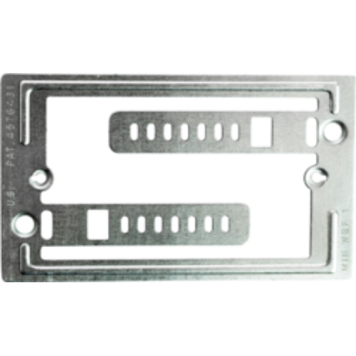 Minerallac Pre-Galvanized Steel Low Voltage Wall Plate Mounting Bracket with Drywall Screws