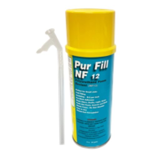 Minerallac 96061 Todol Pur Fill NF12 Polyurethane Foam Sealant, 12oz., Includes Dispense Straw, Yellow-ish Color