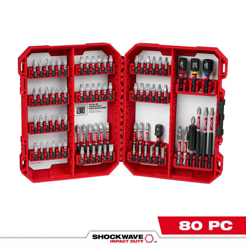 Milwaukee Tool 48-32-4094 80PC SHOCKWAVE, Impact Duty Driver Bit Set